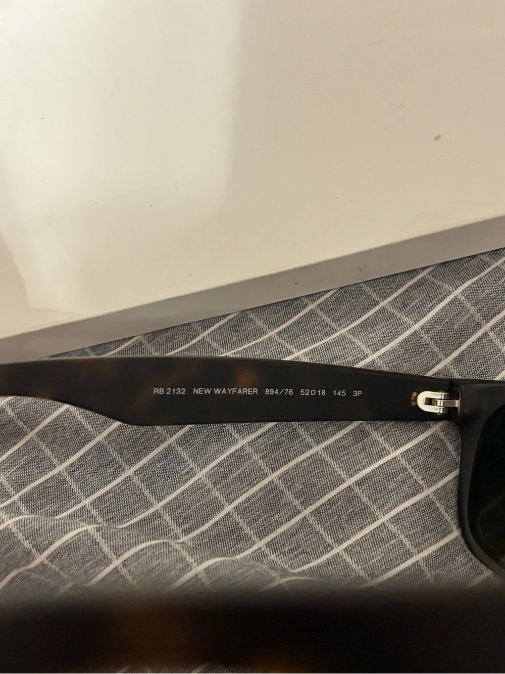 Ray-Ban Tortoise Acetate Frame with Green Polarized Lenses Sunglasses